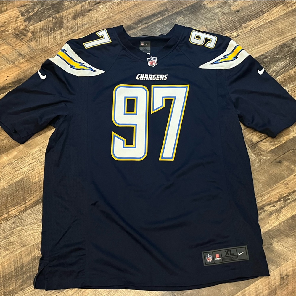 Nike Nick Bosa Chargers Vapor Untouchable Limited Patriots Jersey Large